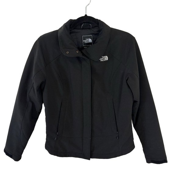 The North Face Black Apex Soft Shell Jacket SZ Medium - Picture 3 of 10